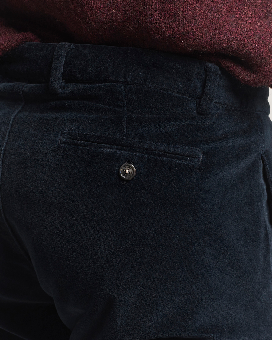 Herren | Hosen | Massimo Alba | Mauko Velvet Trousers Navy