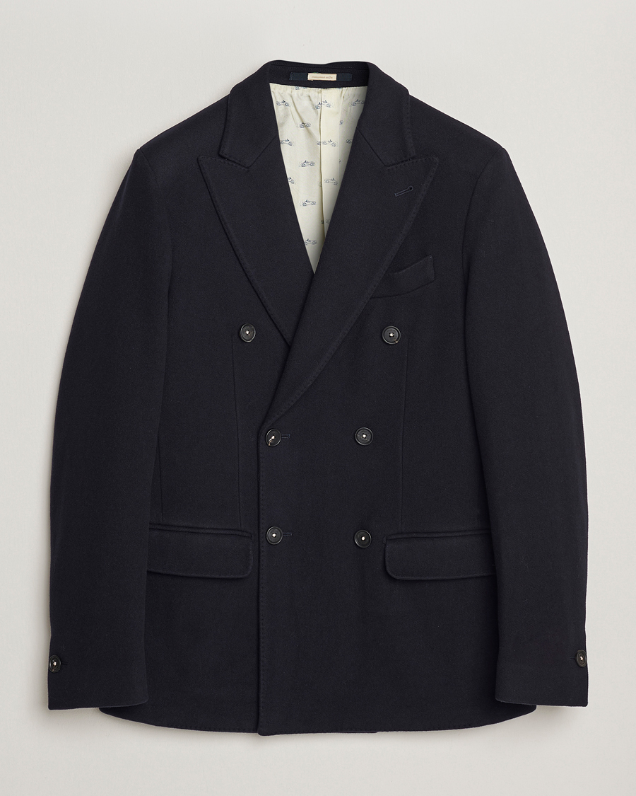 Herren | Jacken | Massimo Alba | Cashmere Peacoat Navy