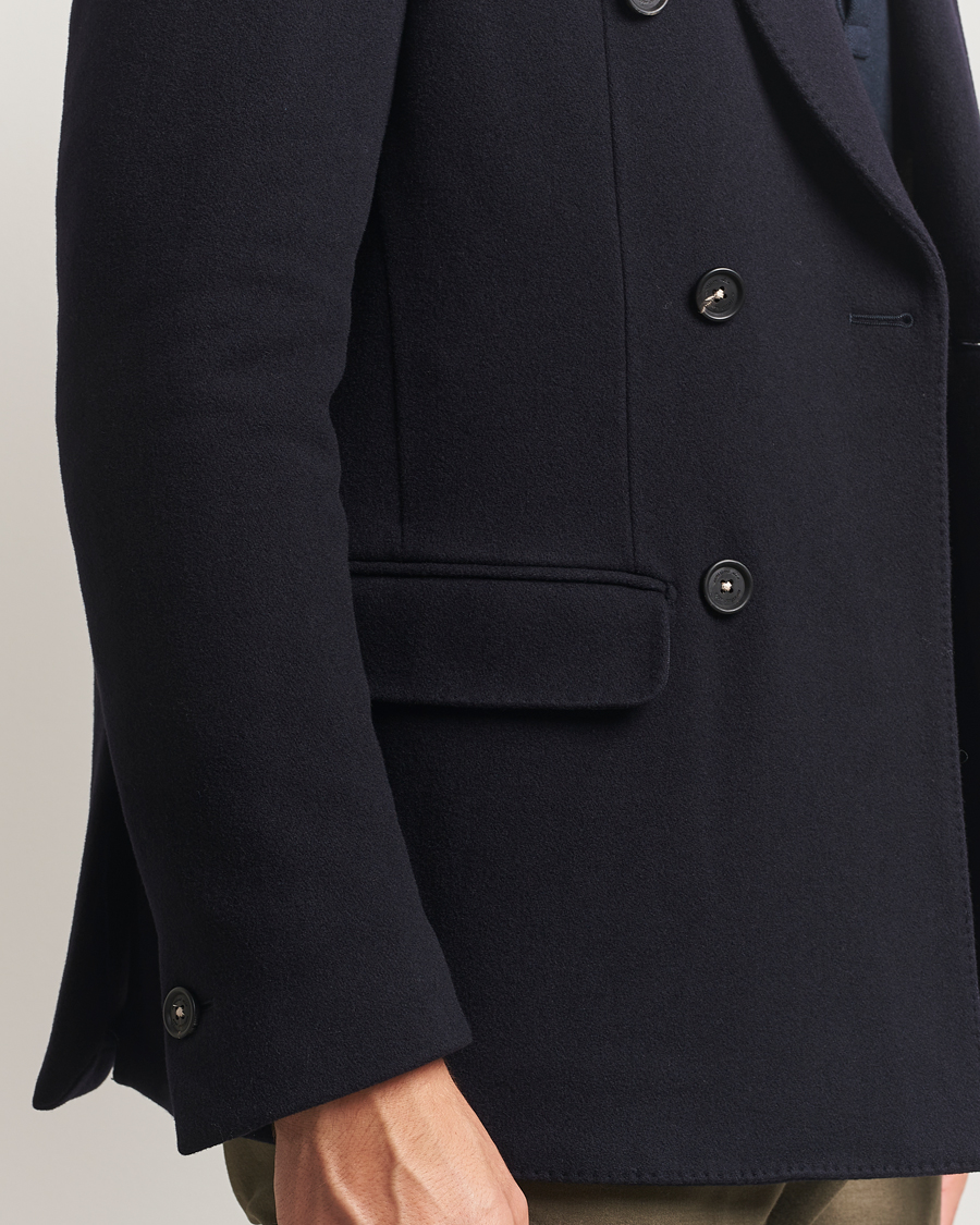 Herren | Jacken | Massimo Alba | Cashmere Peacoat Navy
