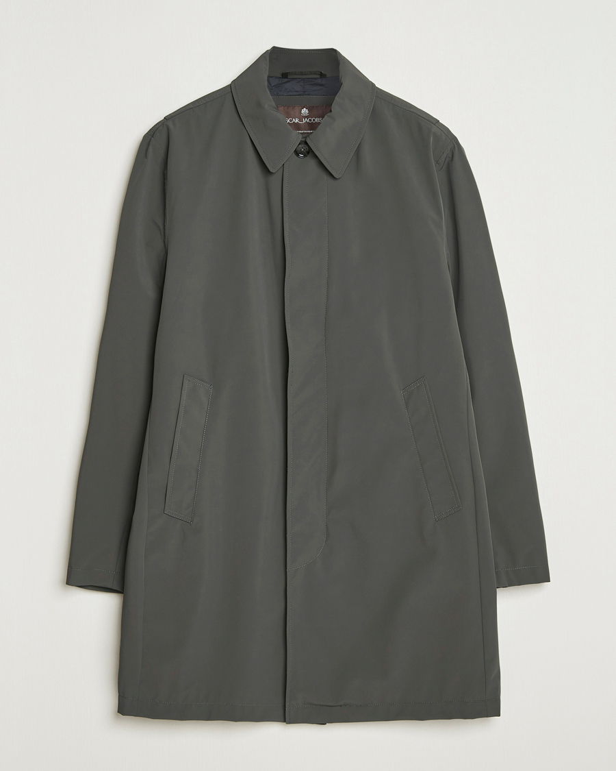 Herren | Jacken | Oscar Jacobson | Nylon Car Coat Olive