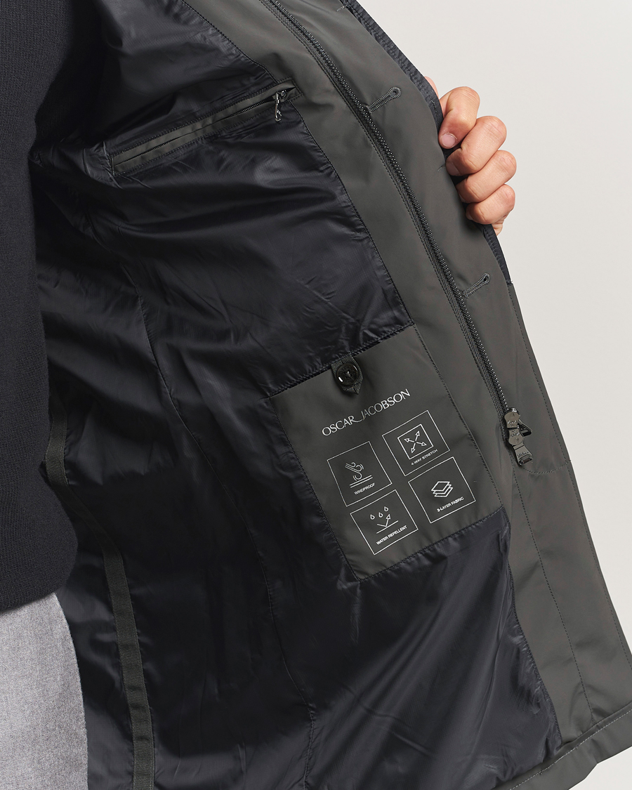 Herren | Jacken | Oscar Jacobson | Nylon Car Coat Olive