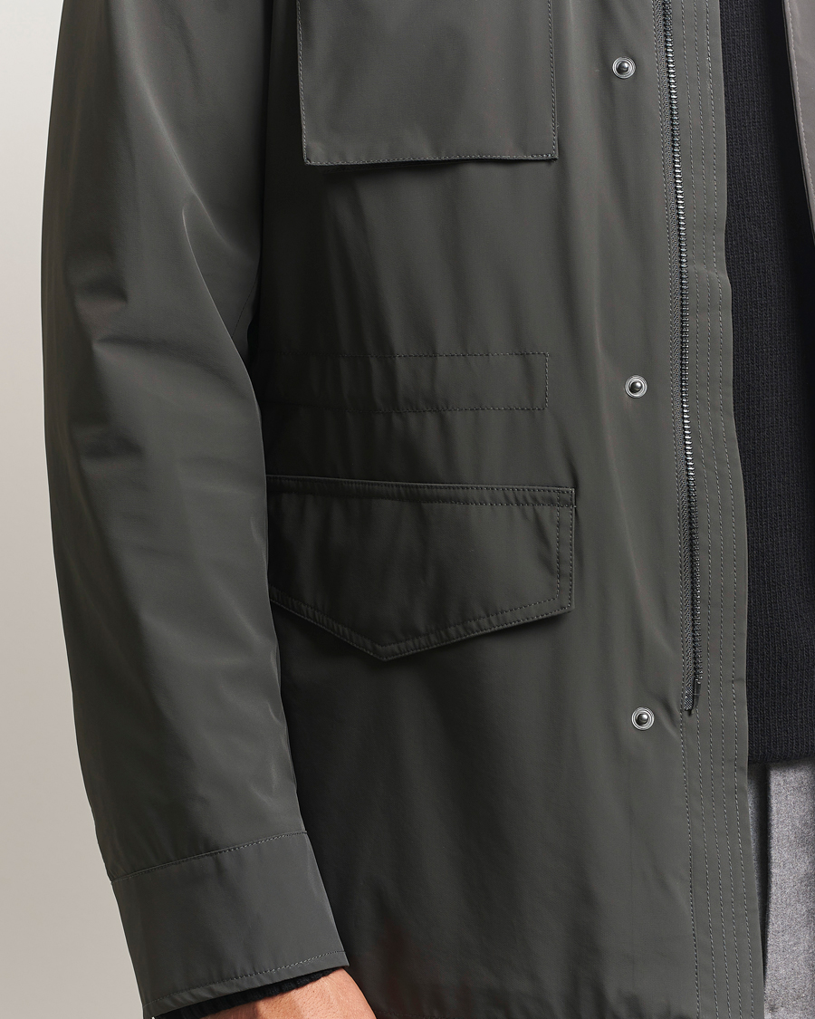 Herren | Jacken | Oscar Jacobson | M65 Nylon Field Jacket Olive