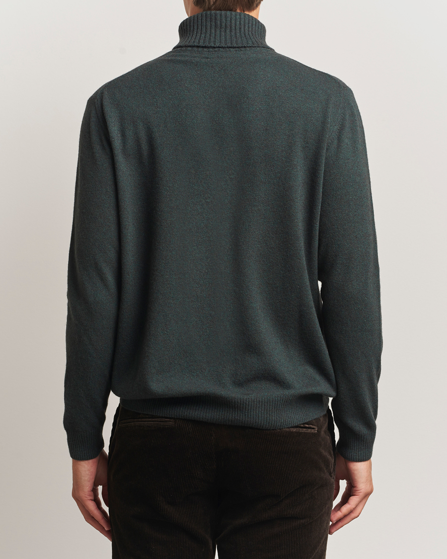 Herren | Pullover | Oscar Jacobson | Salim Wool/Cashmere Rollneck Green