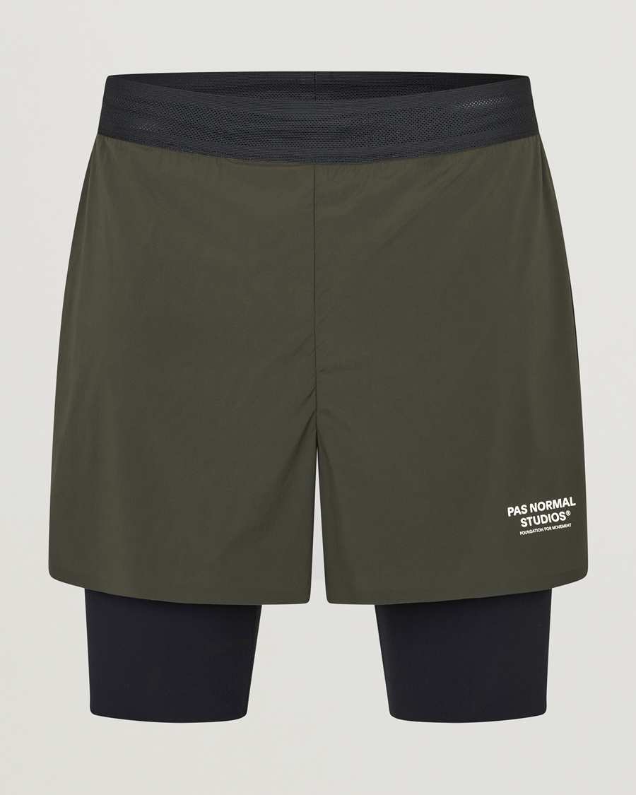 Herren | Shorts | Pas Normal Studios | Balance 2-in-1 Shorts Dark Olive