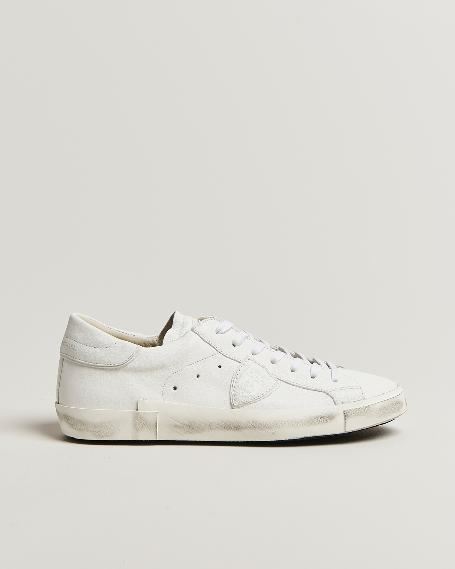 Herren | Sneaker | Philippe Model | Prsx Low Top Leather Sneakers White