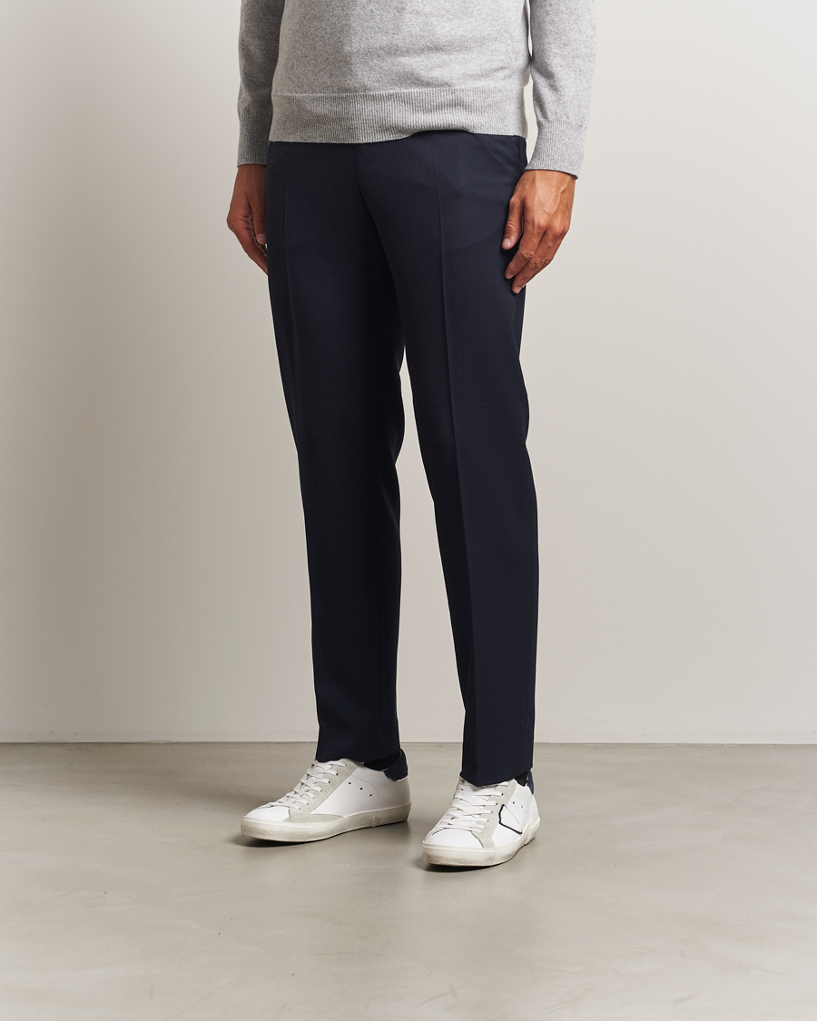 Herren | Sneaker | Philippe Model | Prsx Low Top Mix Leather Sneakers White/Navy