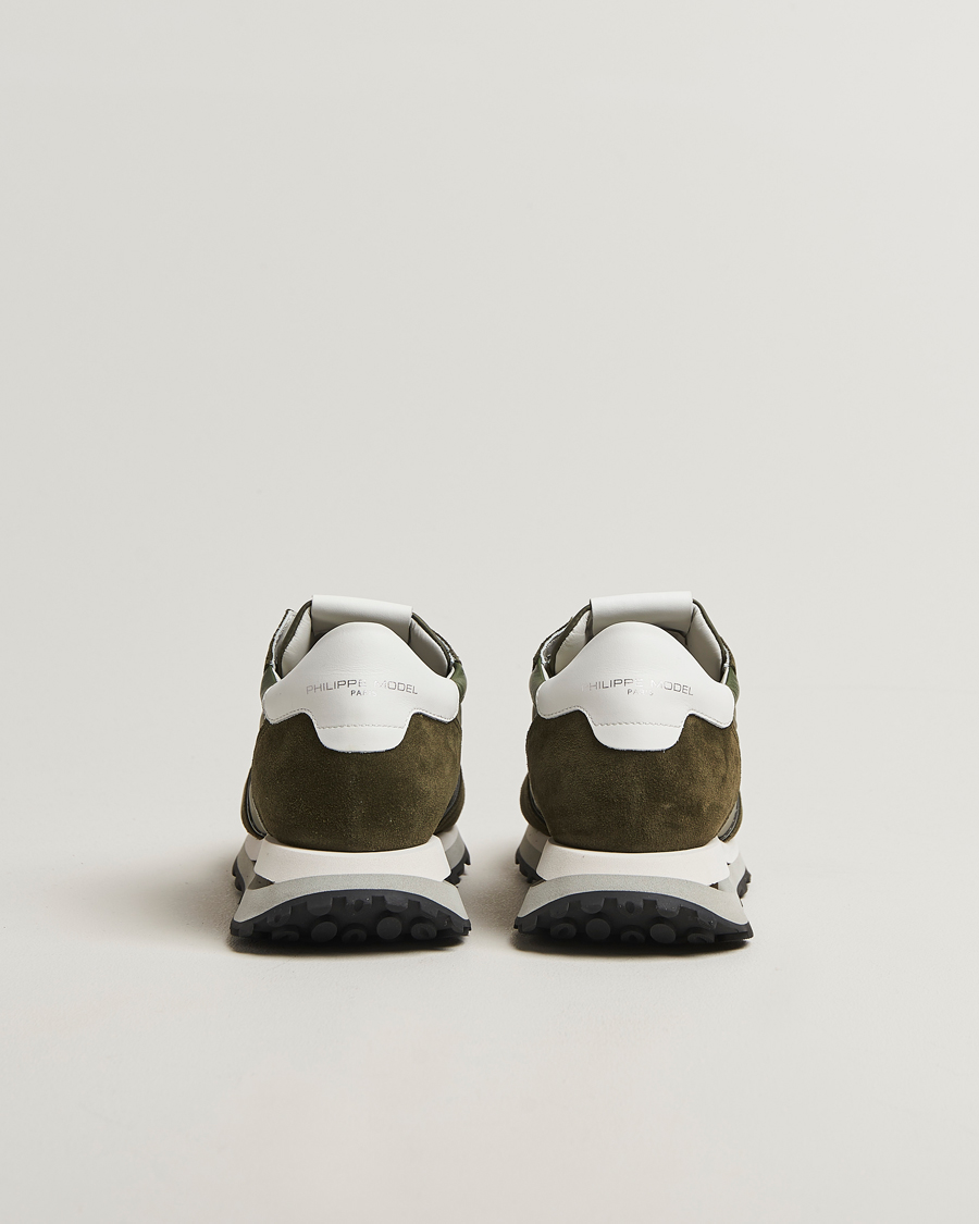 Herren | Philippe Model Tropez Haute Running Sneakers Military | Philippe Model | Tropez Haute Running Sneakers Military