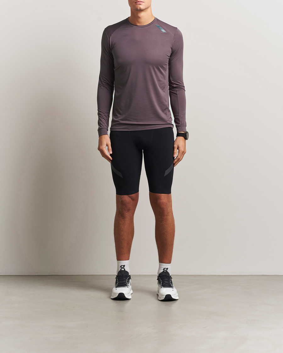 Herren | T-Shirts | SOAR Running | Long Sleeve Tech Tee Dark Grey