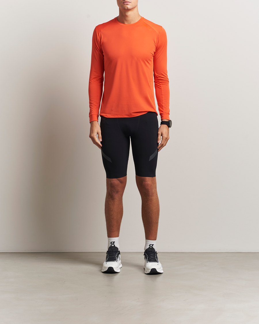 Herren | T-Shirts | SOAR Running | Long Sleeve Tech Tee Orange