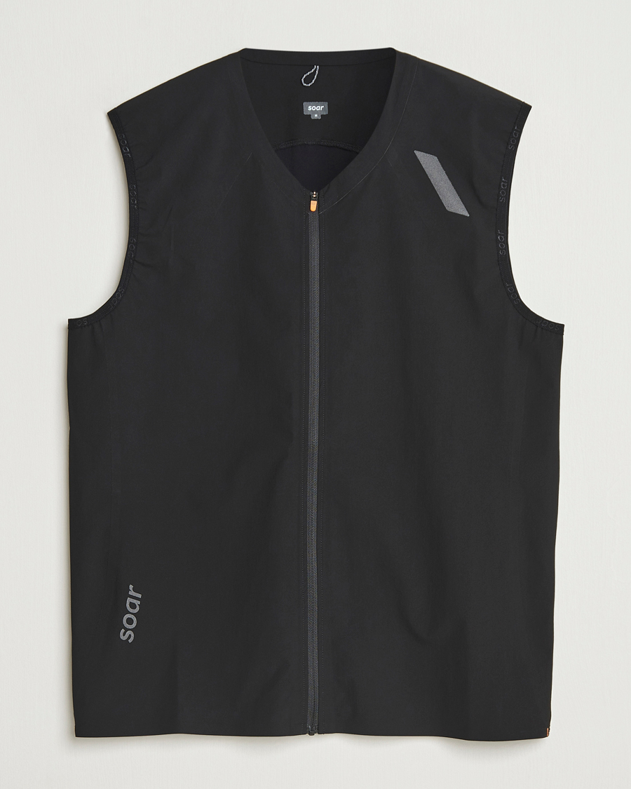 Herren | Westen | SOAR Running | Rainout Gilet Black