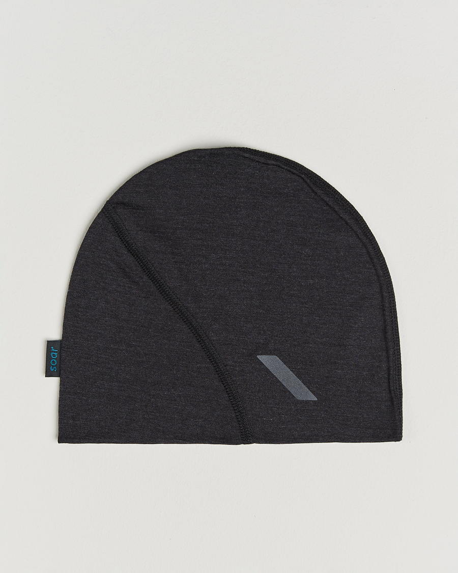 Herren | SOAR Running Silk Merino Beanie Dark Grey | SOAR Running | Silk Merino Beanie Dark Grey