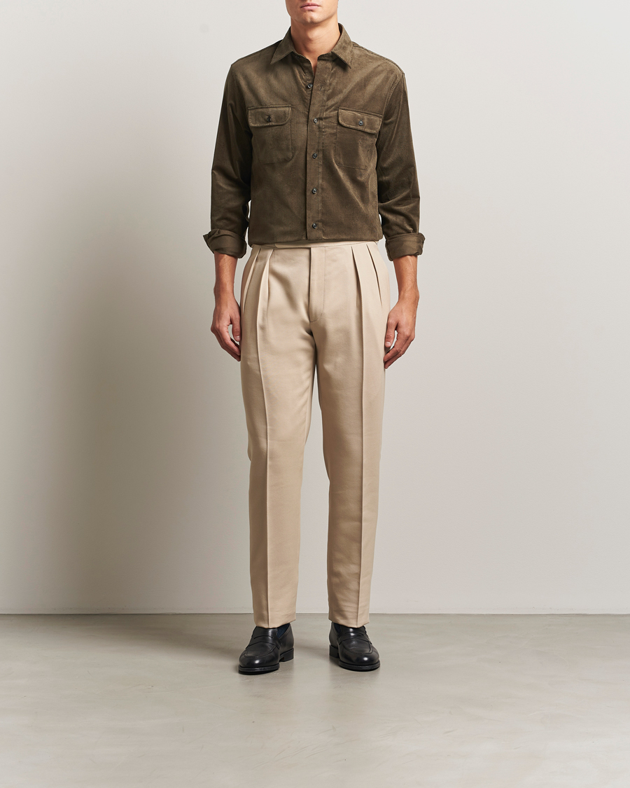 Herren | Hemden | Ralph Lauren Purple Label | Corduroy Overshirt Loden