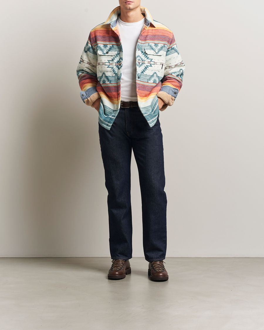Herren | Pullover | Pendleton | Bay City Teddy Lined Shirt Jacket Saltillo Stripe