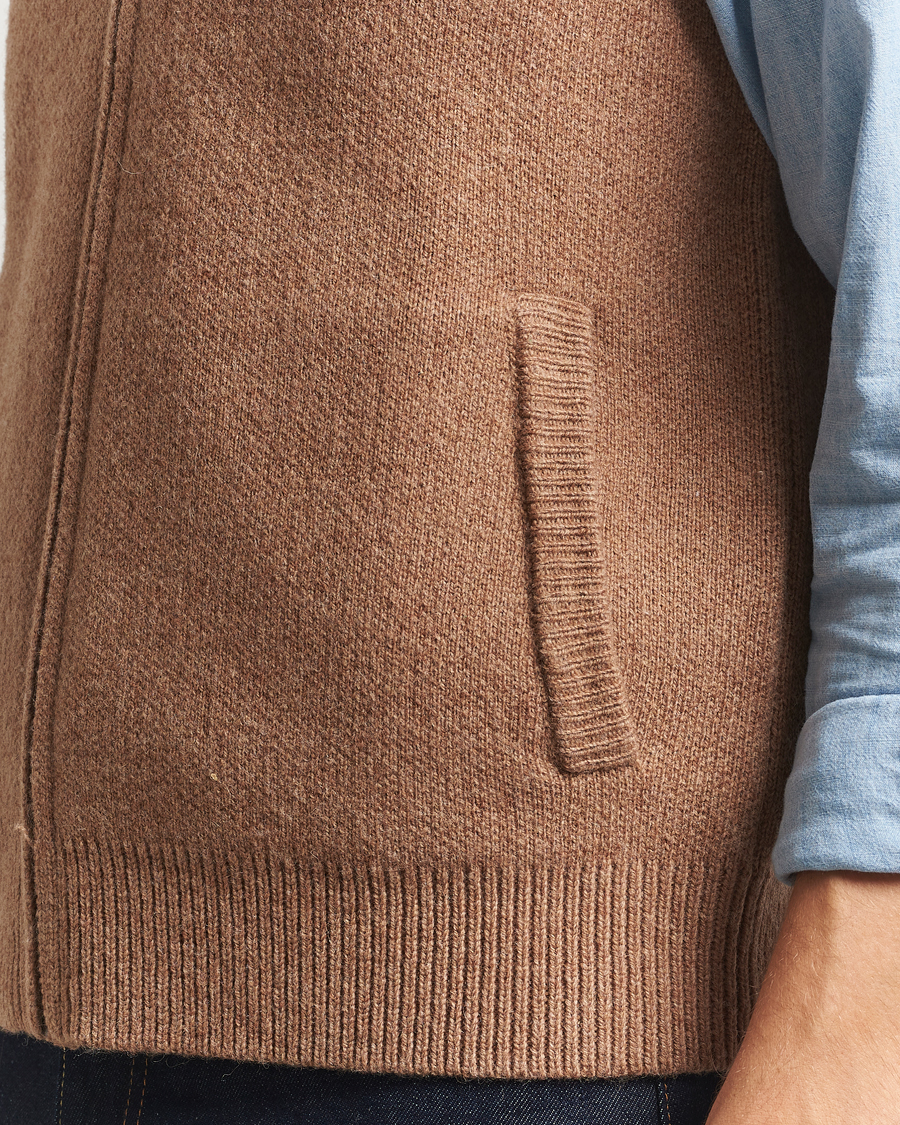Herren | Pullover | Pendleton | Wool Sweater Vest Tan