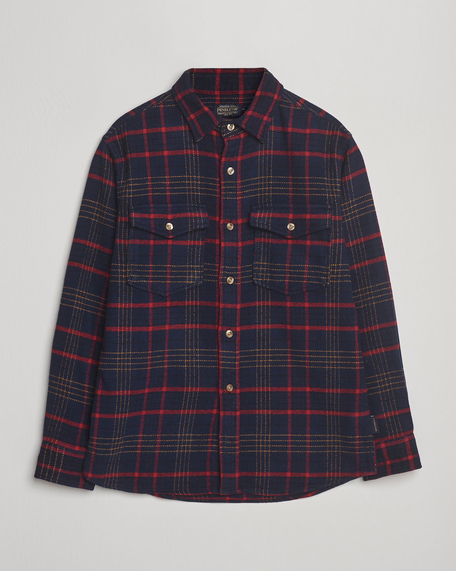 Herren | Hemden | Pendleton | Big Pocket Shirt Blue Check