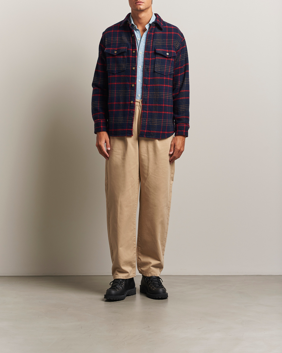 Herren | Hemden | Pendleton | Big Pocket Shirt Blue Check