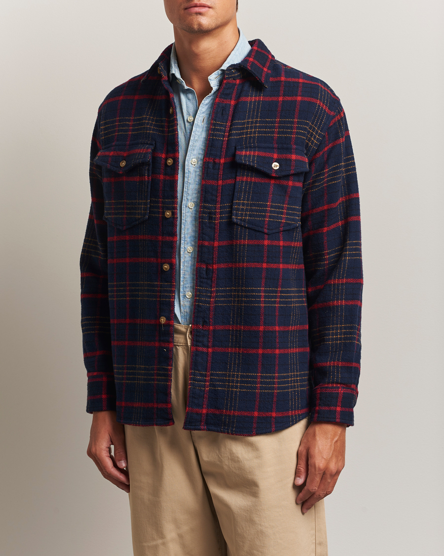 Herren | Hemden | Pendleton | Big Pocket Shirt Blue Check