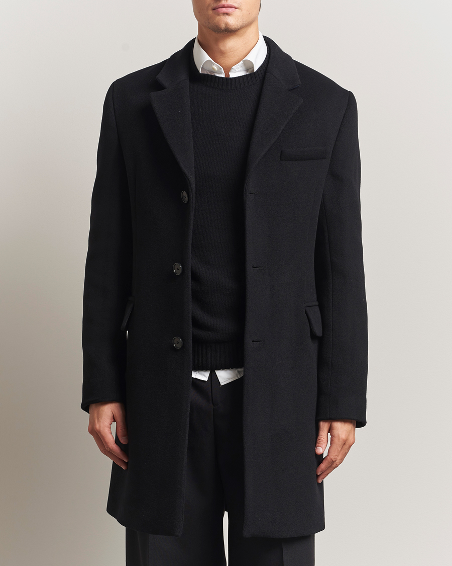 Herren | Jacken | Filippa K | William Wool Coat Black