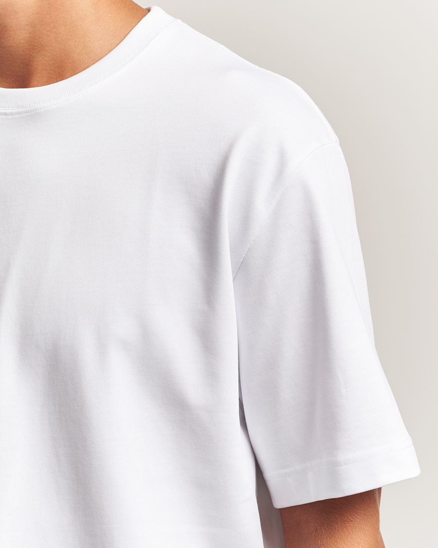 Herren | T-Shirts | Filippa K | Heavy Cotton Crew Neck T-Shirt White