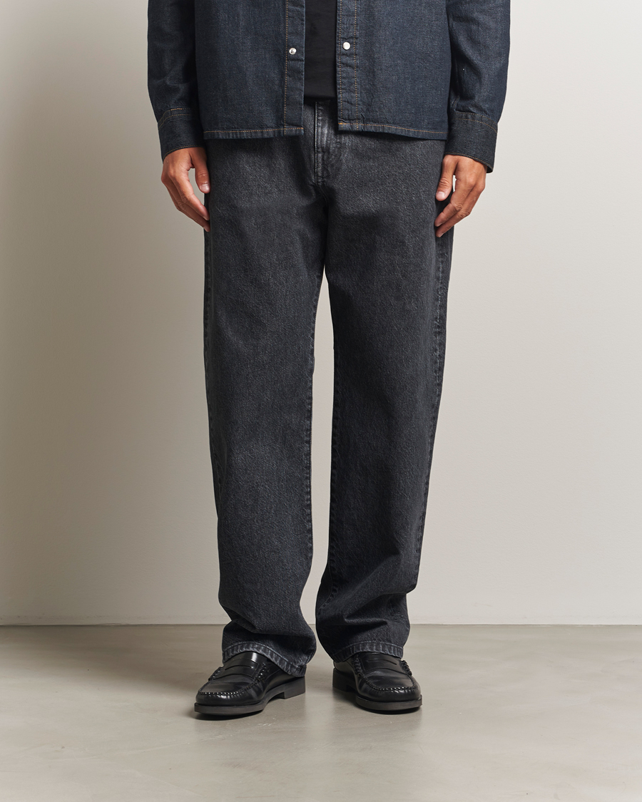 Herren | Hemden | Filippa K | Loose Fit Workwear Jeans Washed Black