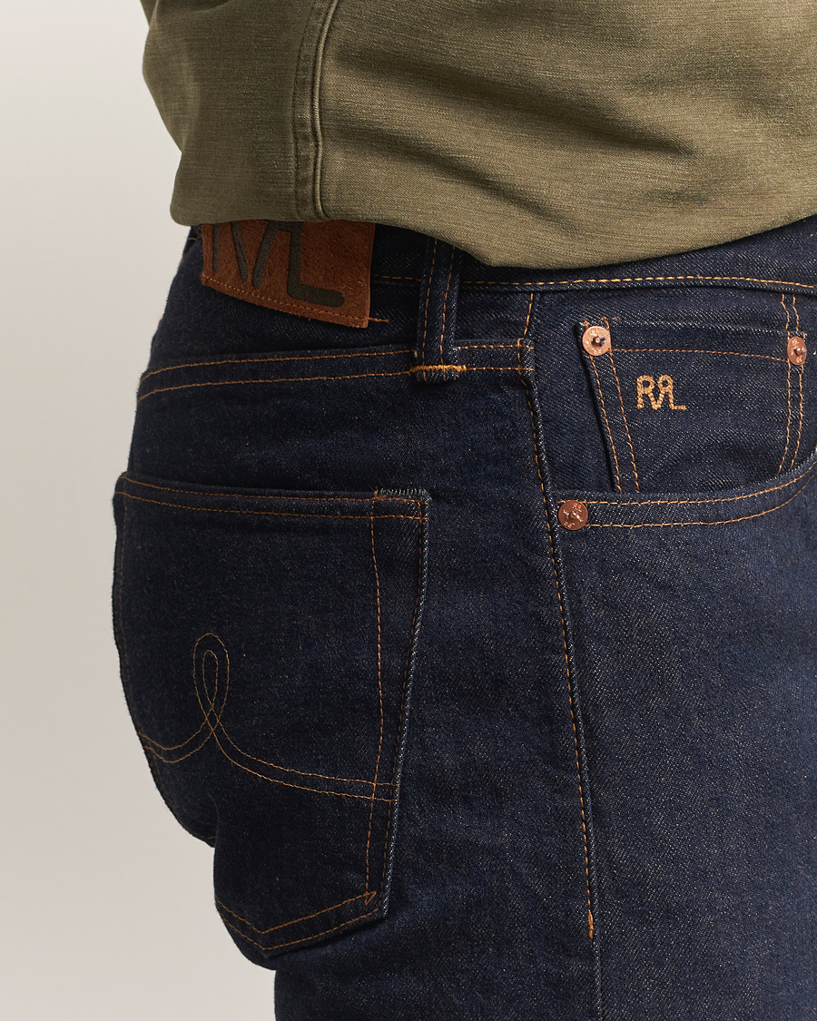Herren | Jeans | RRL | Straight Leg 5-Pocket Denim Once Washed