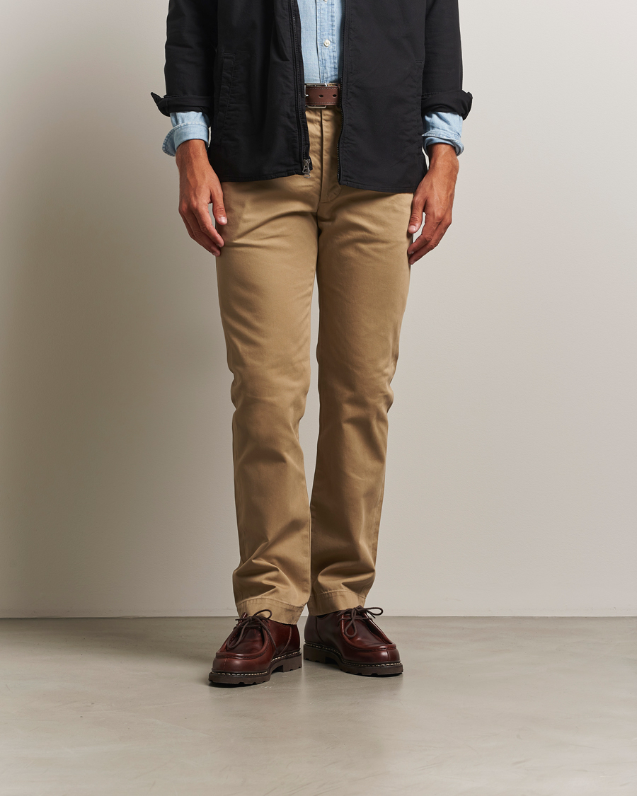 Herren | Hosen | RRL | Officers Flat Pants Military Khaki