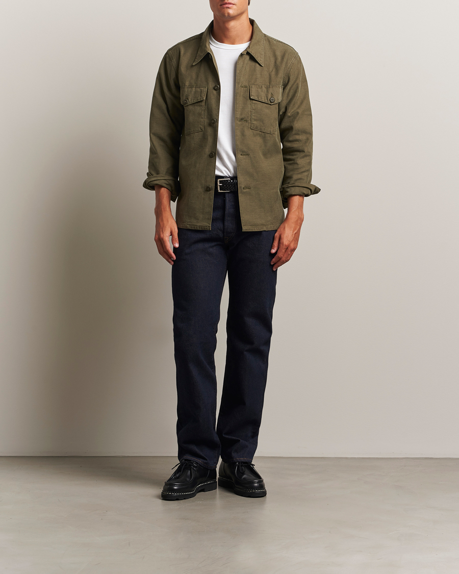 Herren | Hemden | RRL | Regiment Overshirt Olive
