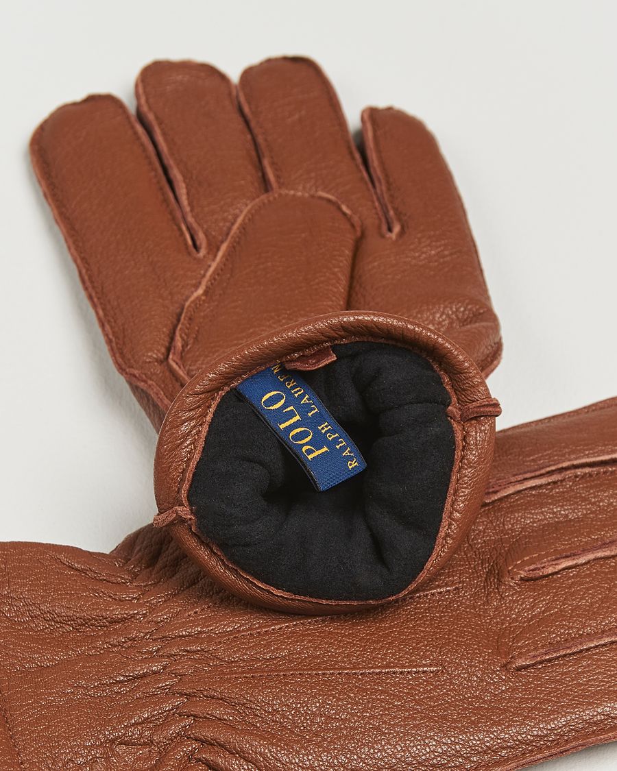 Herren | Handschuhe | Polo Ralph Lauren | Full Grain Leather Gloves Caramel