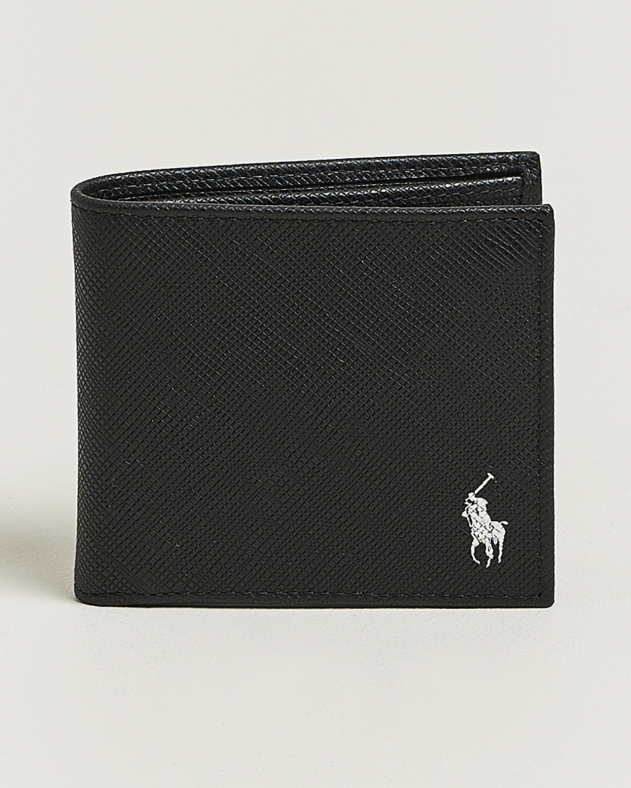 Herren | Geldbörsen | Polo Ralph Lauren | Saffiano Leather Wallet Black