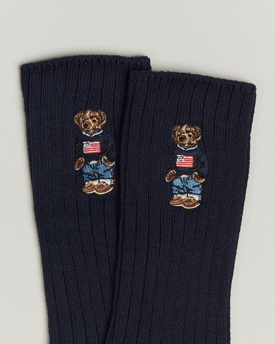 Herren | Unterwäsche | Polo Ralph Lauren | Embroidered Bear Crew Sock Navy