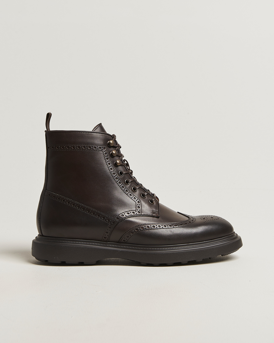 Herren | Boots | Polo Ralph Lauren | Martelli Brogue Boot Dark Brown Suede