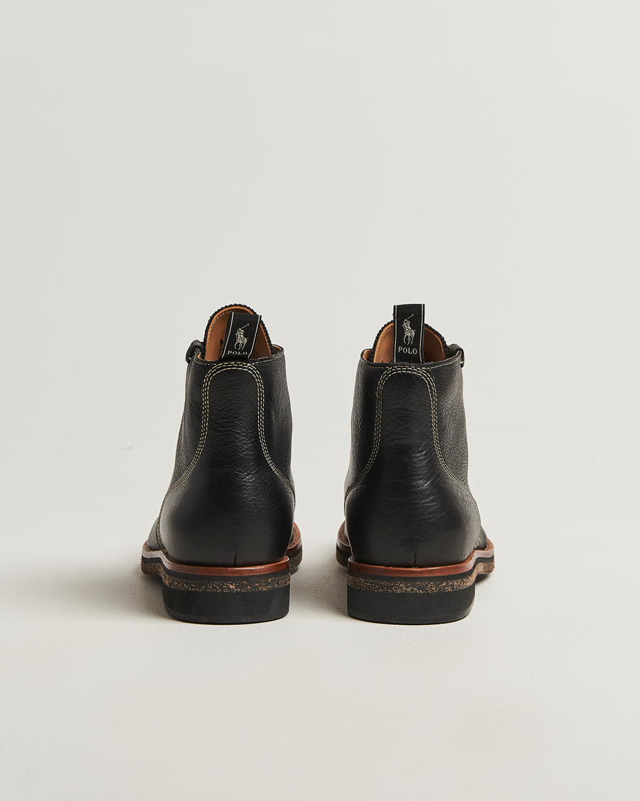 Herren | Boots | Polo Ralph Lauren | Radford Oiled Leather Boot Black Calf