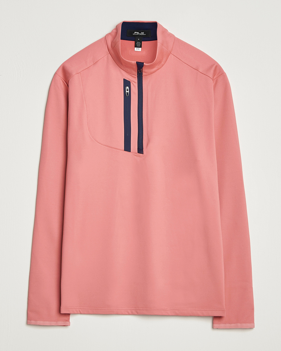 Herren | Golfbekleidung | RLX Ralph Lauren | Luxury Jersey Half Zip Desert Rose