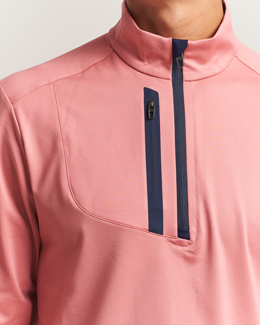 Herren | Golfbekleidung | RLX Ralph Lauren | Luxury Jersey Half Zip Desert Rose