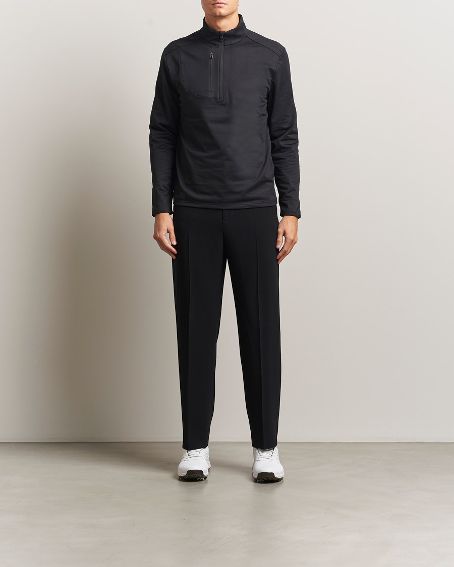 Herren | Golfbekleidung | RLX Ralph Lauren | Luxury Jersey Half Zip Polo Black