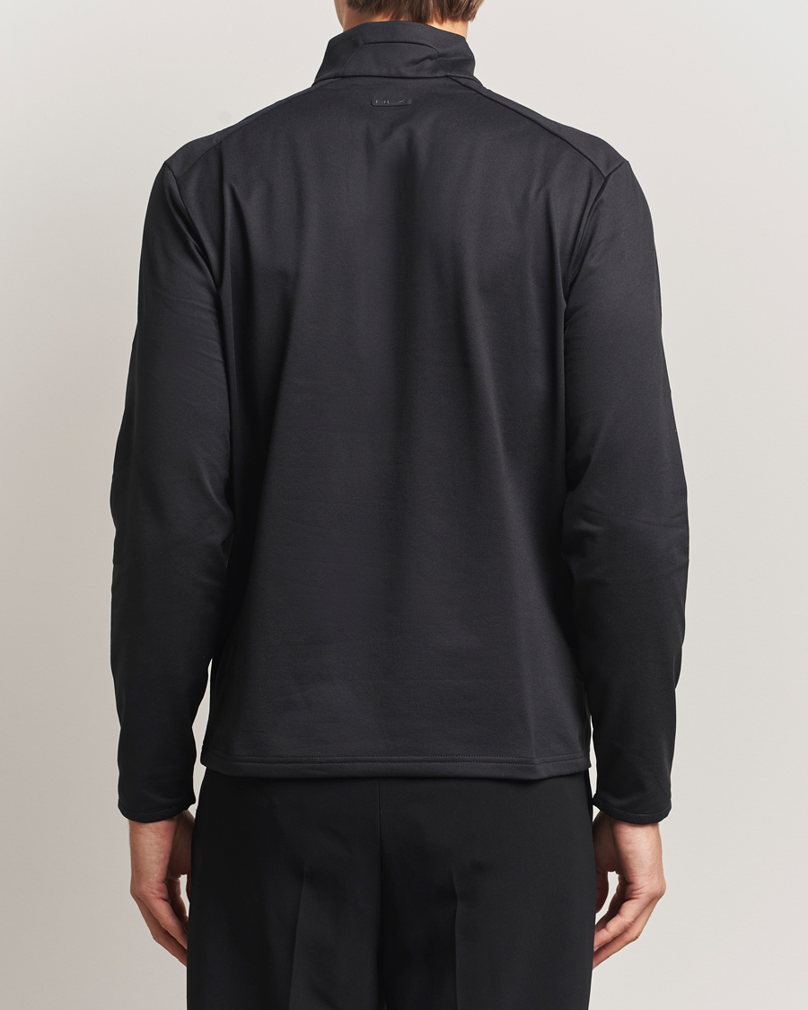Herren | Golfbekleidung | RLX Ralph Lauren | Luxury Jersey Half Zip Polo Black