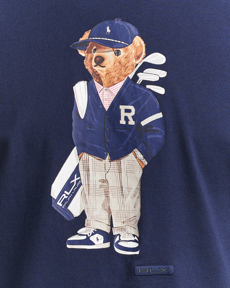 Herren | Pullover | RLX Ralph Lauren | Jersey Bear Hoodie Refined Navy