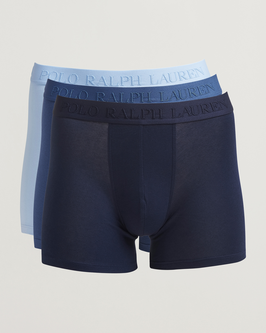 Herren | Unterwäsche | Polo Ralph Lauren | 3-Pack Boxer Briefs Blue