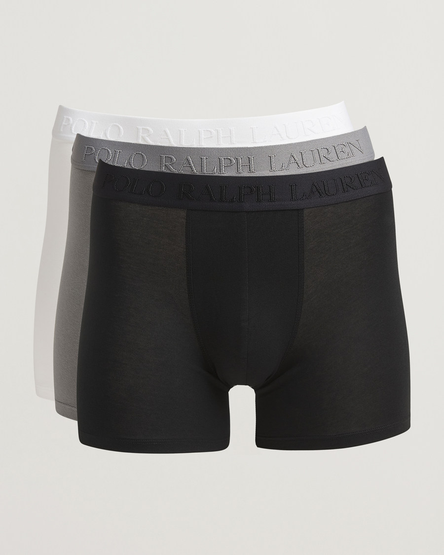 Herren | Unterwäsche | Polo Ralph Lauren | 3-Pack Boxer Briefs Black/Grey/White