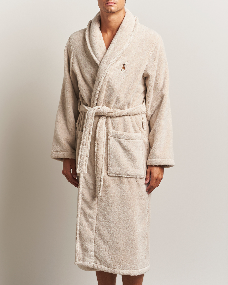 Herren | Schlafanzüge & Bademäntel | Polo Ralph Lauren | Cotton Terry Robe Khaki Stone