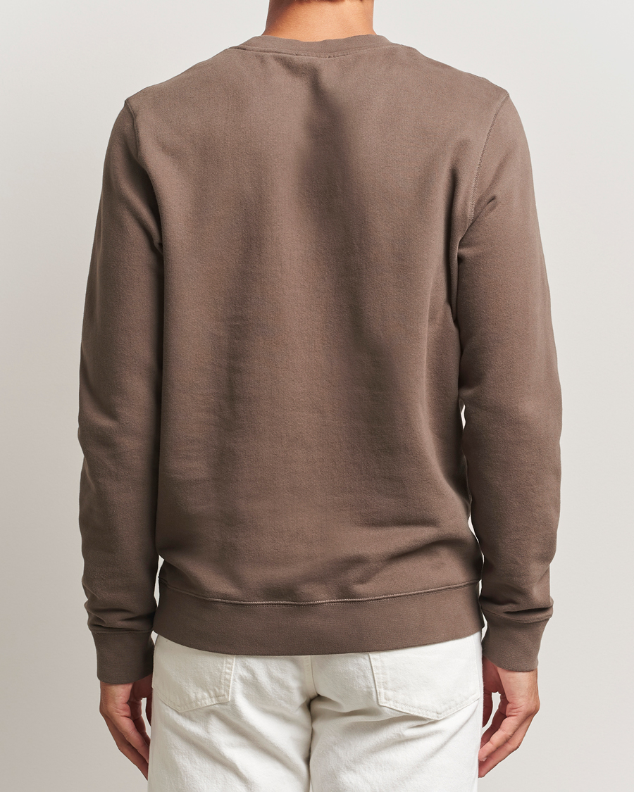 Herren | Pullover | Sunspel | Loopback Sweatshirt Bark