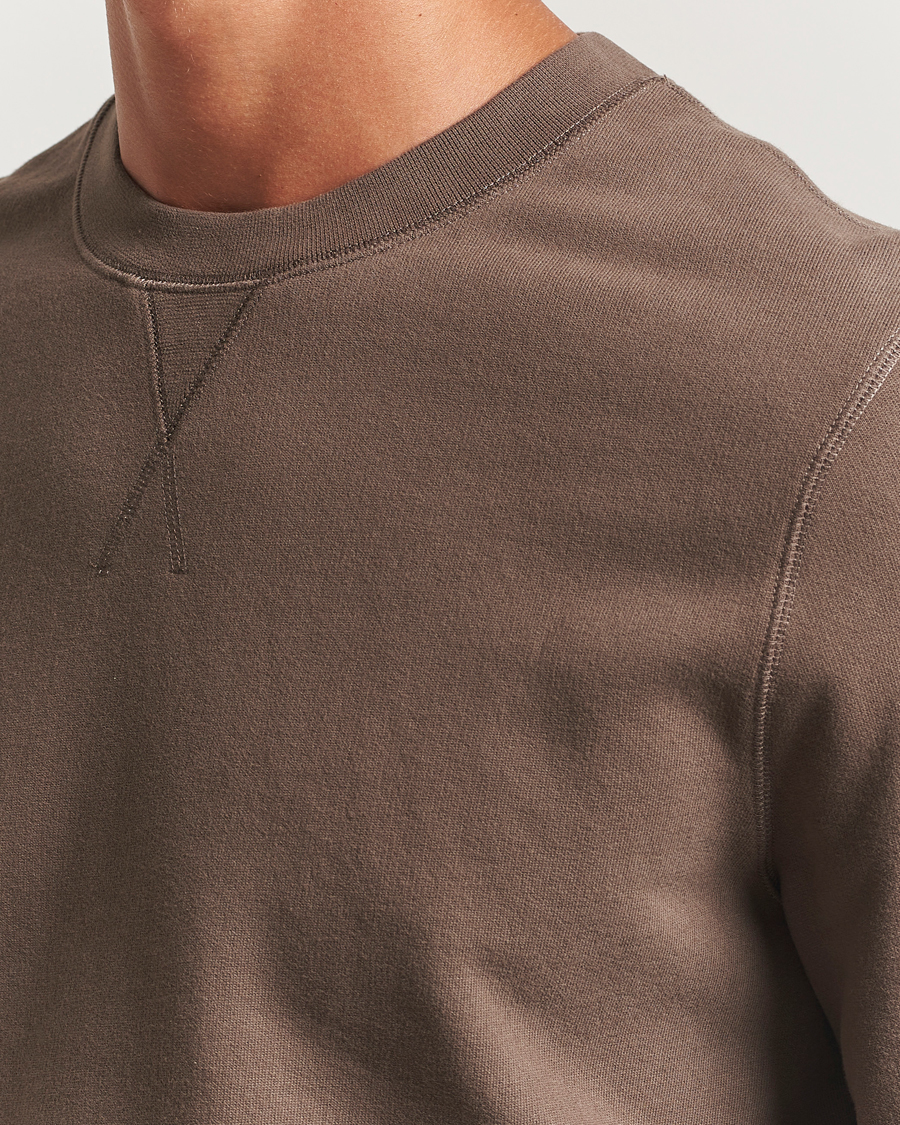Herren | Pullover | Sunspel | Loopback Sweatshirt Bark