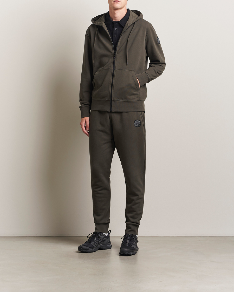 Herren | Pullover | Canada Goose Black Label | Huron Full Zip Hoodie Volcano