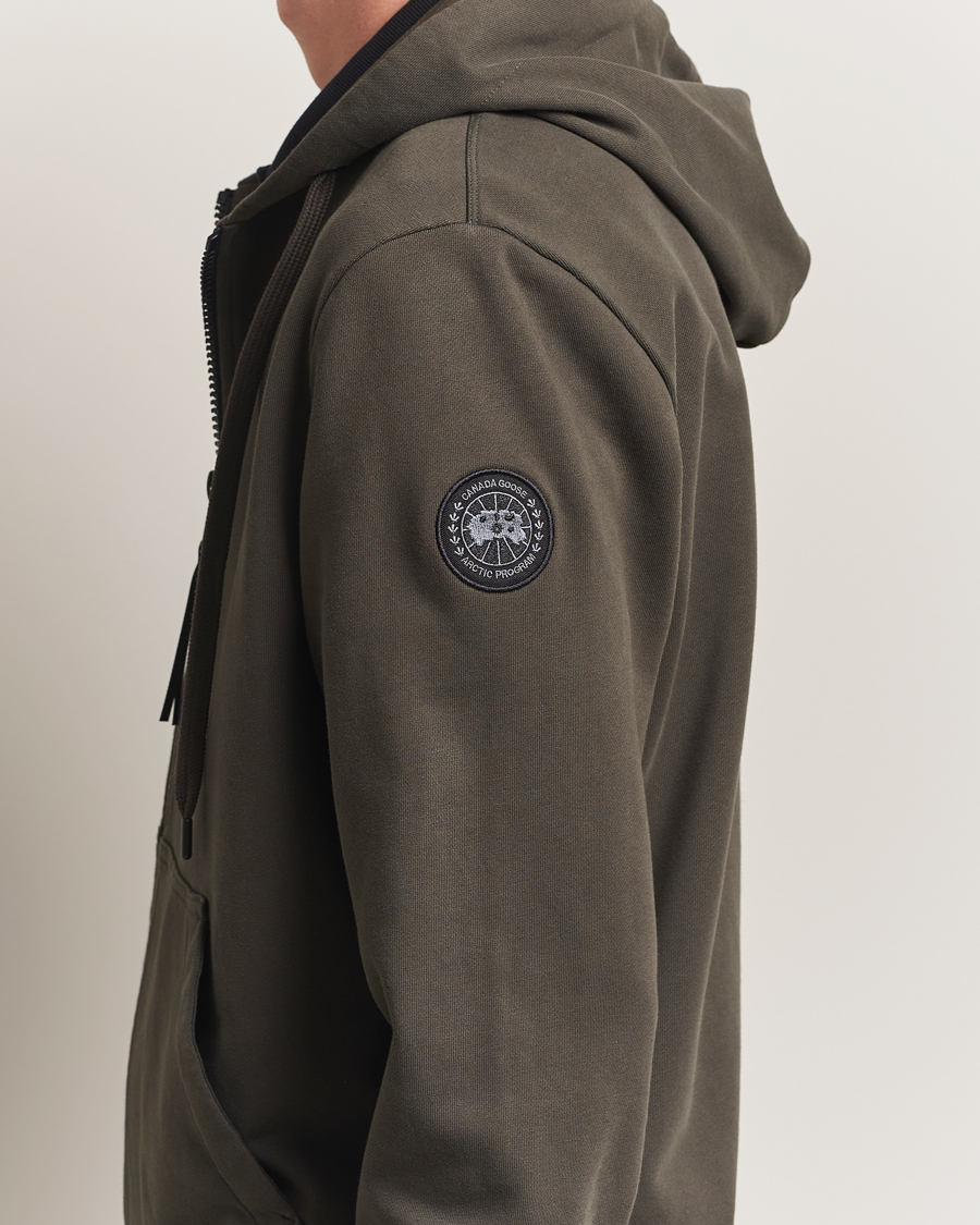 Herren | Pullover | Canada Goose Black Label | Huron Full Zip Hoodie Volcano