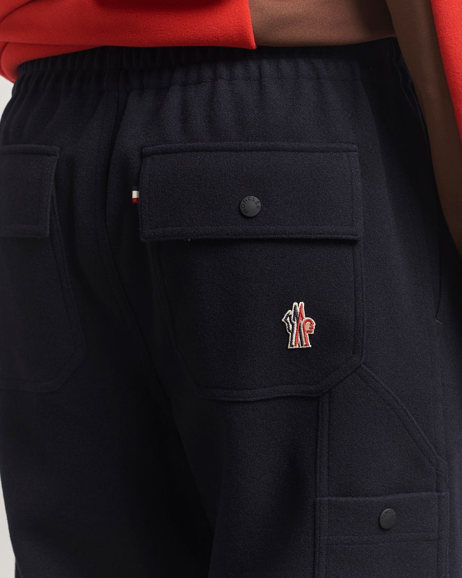 Herren | Hosen | Moncler Grenoble | Brushed Cotton Drawstring Pants Navy