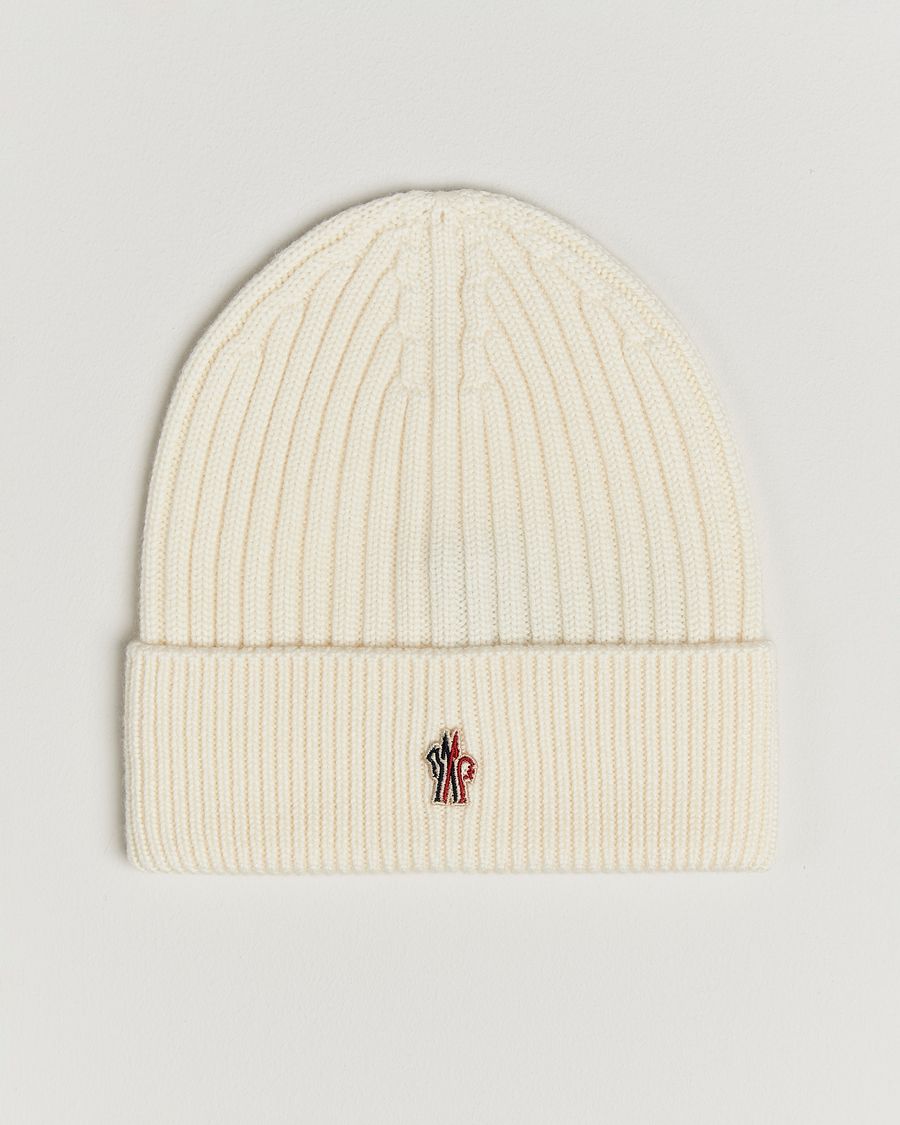 Herren | Mützen | Moncler Grenoble | Rib Wool Beanie Off White