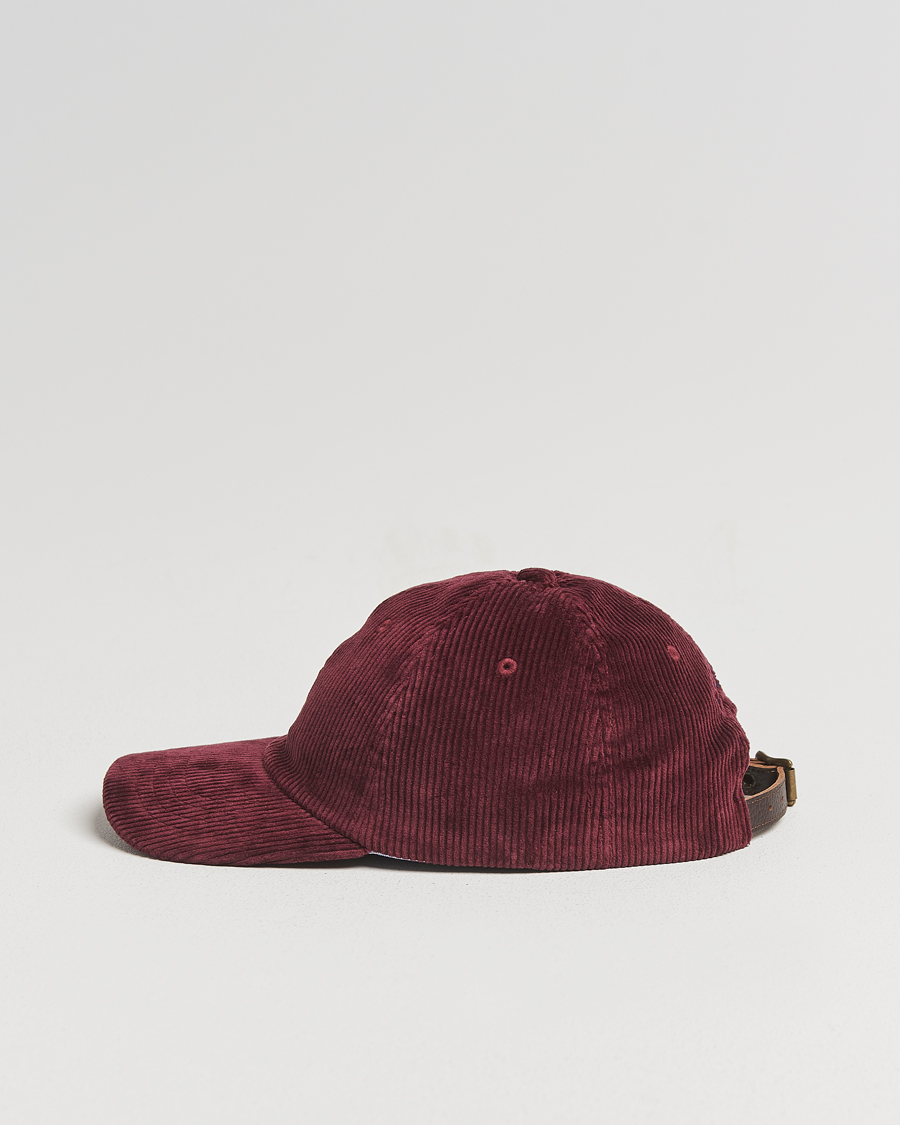 Herren | Polo Ralph Lauren Corduroy Cap Rich Ruby | Polo Ralph Lauren | Corduroy Cap Rich Ruby