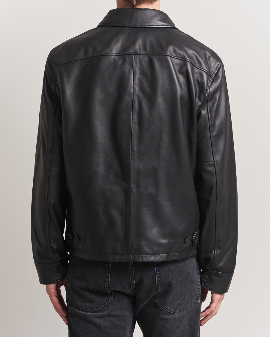 Herren | Jacken | Polo Ralph Lauren | Maxwell Windbreaker Leather Jacket Polo Black