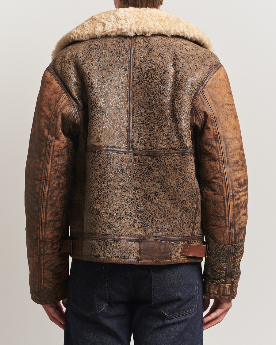 Herren | Jacken | Polo Ralph Lauren | Sherling Lined Bomber Jacket Brown Earth