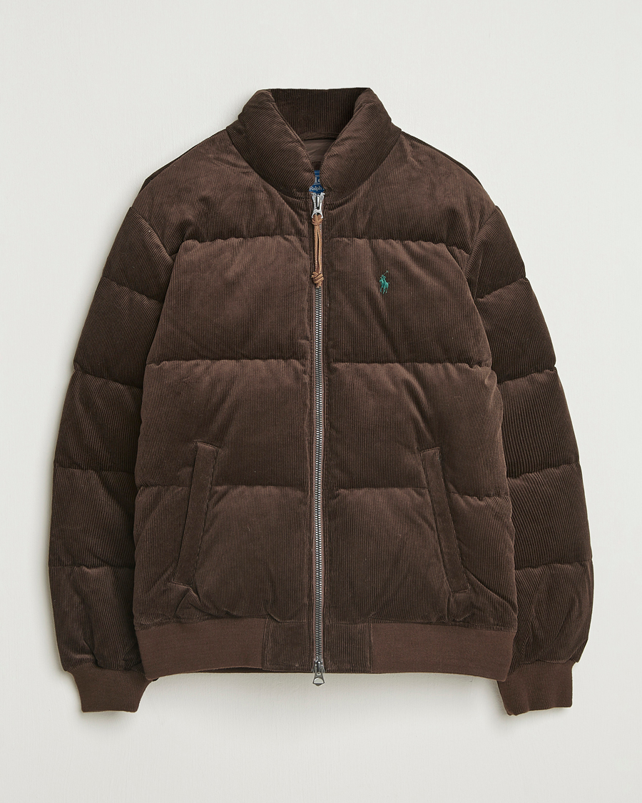 Herren | Jacken | Polo Ralph Lauren | Wyoming Corduroy Bomber Jacket Dark Beech